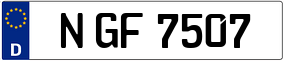 Truck License Plate